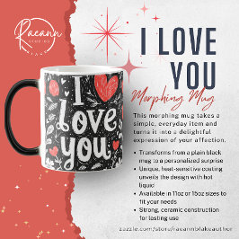 Ik Hou Van Jou Gedaanteverwisselende Mok