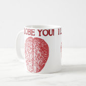 Ik Hou Van Jou Geek Nerd Liefde Grappige Mok of Re (Voorkant links)