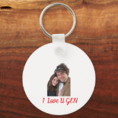 Ik Hou Van Jou Gen Sleutelhanger (Voorkant)