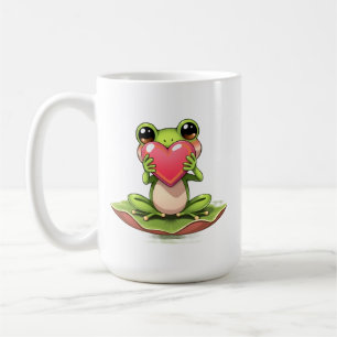 Ik hou van jou   Gepersonaliseerde Chibi Pad Koffiemok
