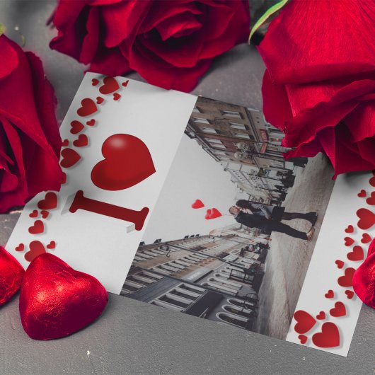 Ik hou van jou Gepersonaliseerde Valentijnsdag  Kaart