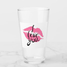 Ik hou van jou  glas