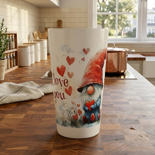Ik Hou Van Jou Gnome Latte Mok –Valentijn Tuinkabo