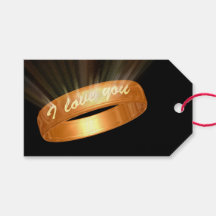 "Ik hou van jou" Gouden Ring