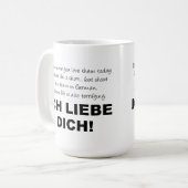 Ik Hou Van Jou Grappige Mok (Voorkant links)