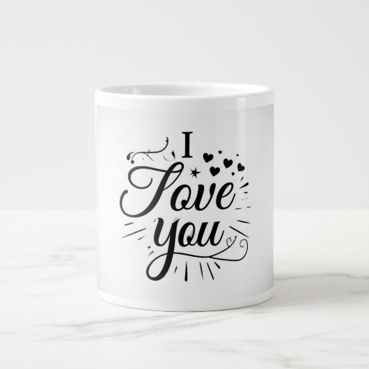 Ik hou van jou grote koffiekop (Voorkant)