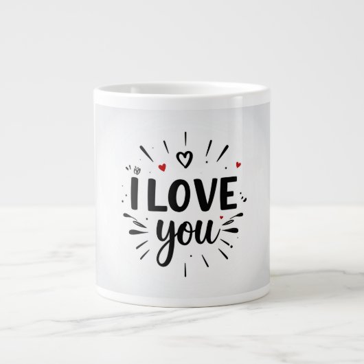 Ik hou van jou grote koffiekop (Voorkant)