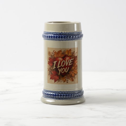Ik Hou Van Jou Hart Ontwerp Bierpul (Center)