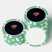 Ik Hou Van Jou Hart Ontwerp Poker Chips (Opstapeling)