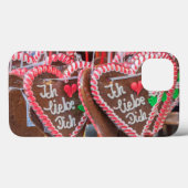 Ik hou van jou Hartjes van Peperkoek Tijdens de Fe Case-Mate iPhone Case (Achterkant (horizontaal))