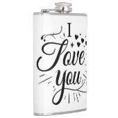 ik hou van jou heupfles (Rechts)