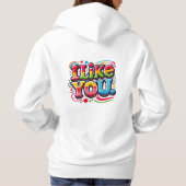 Ik hou van jou hoodie (Achterkant)