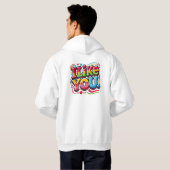 Ik hou van jou hoodie (Achterkant volledig)