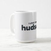 Ik hou van jou Hudson Koffiemok (Voorkant links)