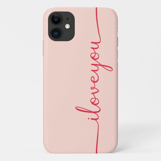 Ik hou van jou in het rood Case-Mate iPhone case (Achterkant)