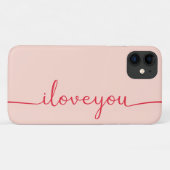 Ik hou van jou in het rood Case-Mate iPhone case (Achterkant (horizontaal))