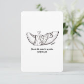 Ik hou van jou - Jamón en Melon, platte Kaart (Staand voorkant)