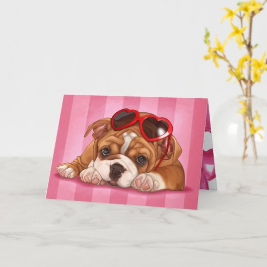 Ik hou van jou kaart (Gele Bloem)