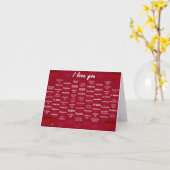 Ik Hou Van Jou Kaart (Gele Bloem)