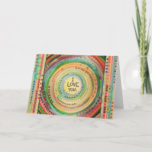 Ik hou van jou kaart (Voorkant)