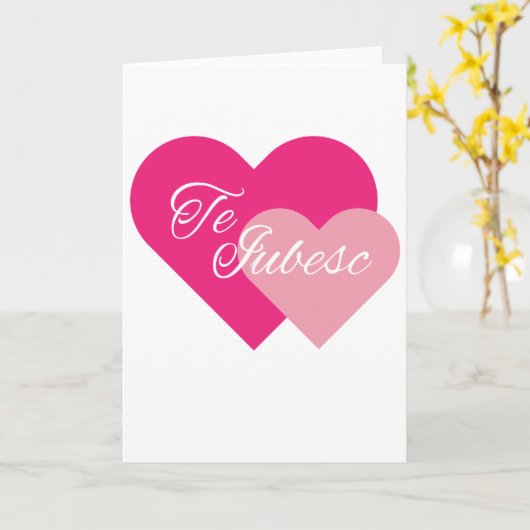 Ik Hou Van Jou Kaart (Gele Bloem)