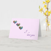 Ik hou van jou kaart (Gele Bloem)