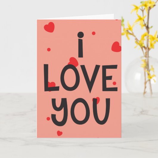 Ik Hou Van Jou Kaart op Maat (Gele Bloem)