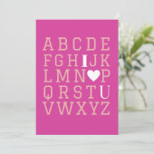 ik hou van jou kaart | valentijnskaart (Staand voorkant)