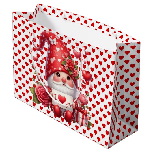 Ik Hou Van Jou Kabouter Groot Cadeauzakje (Achterkant Gekanteld)