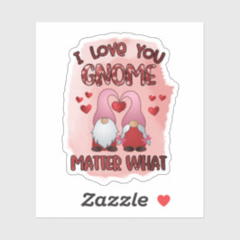 Ik hou van jou kabouter, wat er ook gebeurt - Vale Sticker