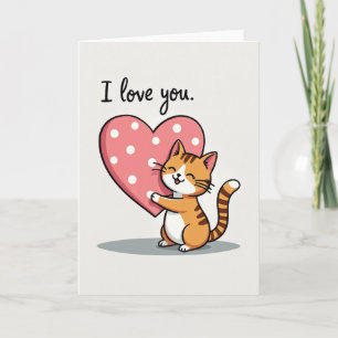 Ik Hou Van Jou Kat Kaart