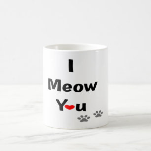 Ik Hou Van Jou Katteneigenaren Valentijnsdag Huisd Koffiemok