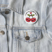 Ik Hou Van Jou Kers Veel Ronde Button 5,7 Cm (In situ)