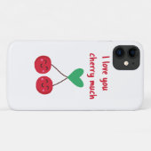 Ik hou van jou kers veel Valentijn Case-Mate iPhone Case (Achterkant (horizontaal))