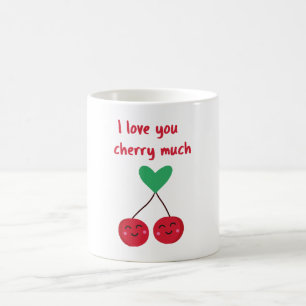 Ik hou van jou kers veel Valentijn Koffiemok