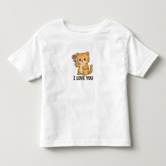 Ik Hou Van Jou Kitten Kinder Shirts