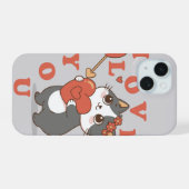Ik Hou Van Jou Kitty iPhone 15 Case (Achterkant horizontaal)