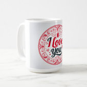 Ik Hou Van Jou Koffiemok (Voorkant links)