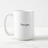 Ik hou van jou koffiemok (Links)