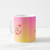 ik hou van jou koffiemok (Voorkant links)
