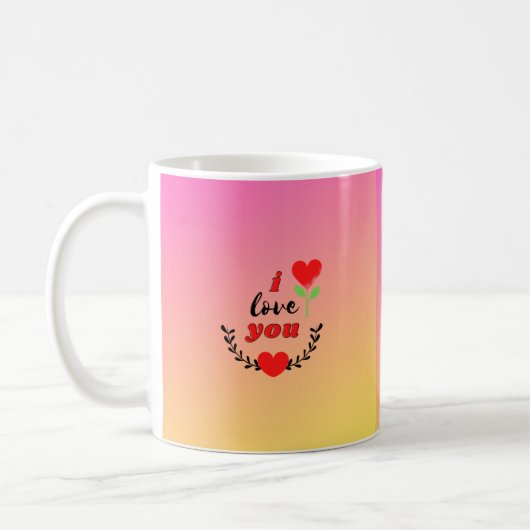 ik hou van jou koffiemok (Links)