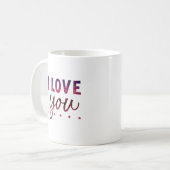 ik hou van jou koffiemok (Voorkant links)