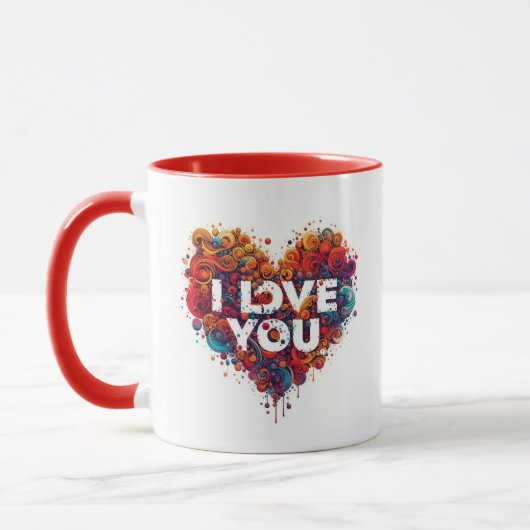 Ik Hou Van Jou Koffiemokken Mok (Links)