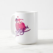 Ik Hou Van Jou Koppel Sweatshirt Koffiemok (Voorkant links)