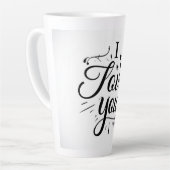 ik hou van jou latte mok (Linkerhoek)