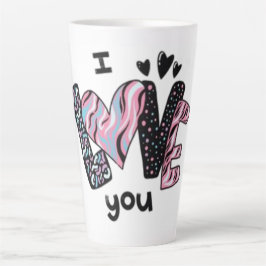 Ik hou van jou  latte mok