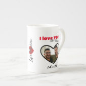Ik hou van jou, levenspartner, koppels mok (Voorkant rechts)