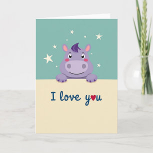 Ik Hou Van Jou Lieve Dierenkaart Kaart