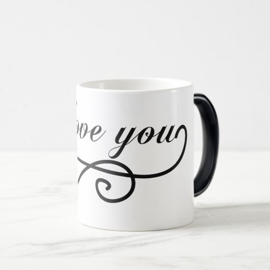 ik hou van jou magische mok (Voorkant rechts)