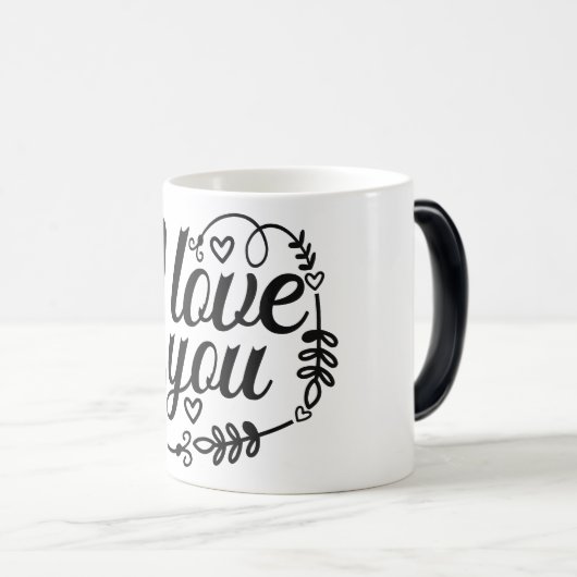 ik hou van jou magische mok (Voorkant rechts)